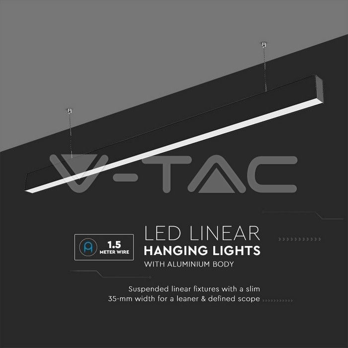 40W, LED Линейно Осветление 1200x35x67mm, V-Tac