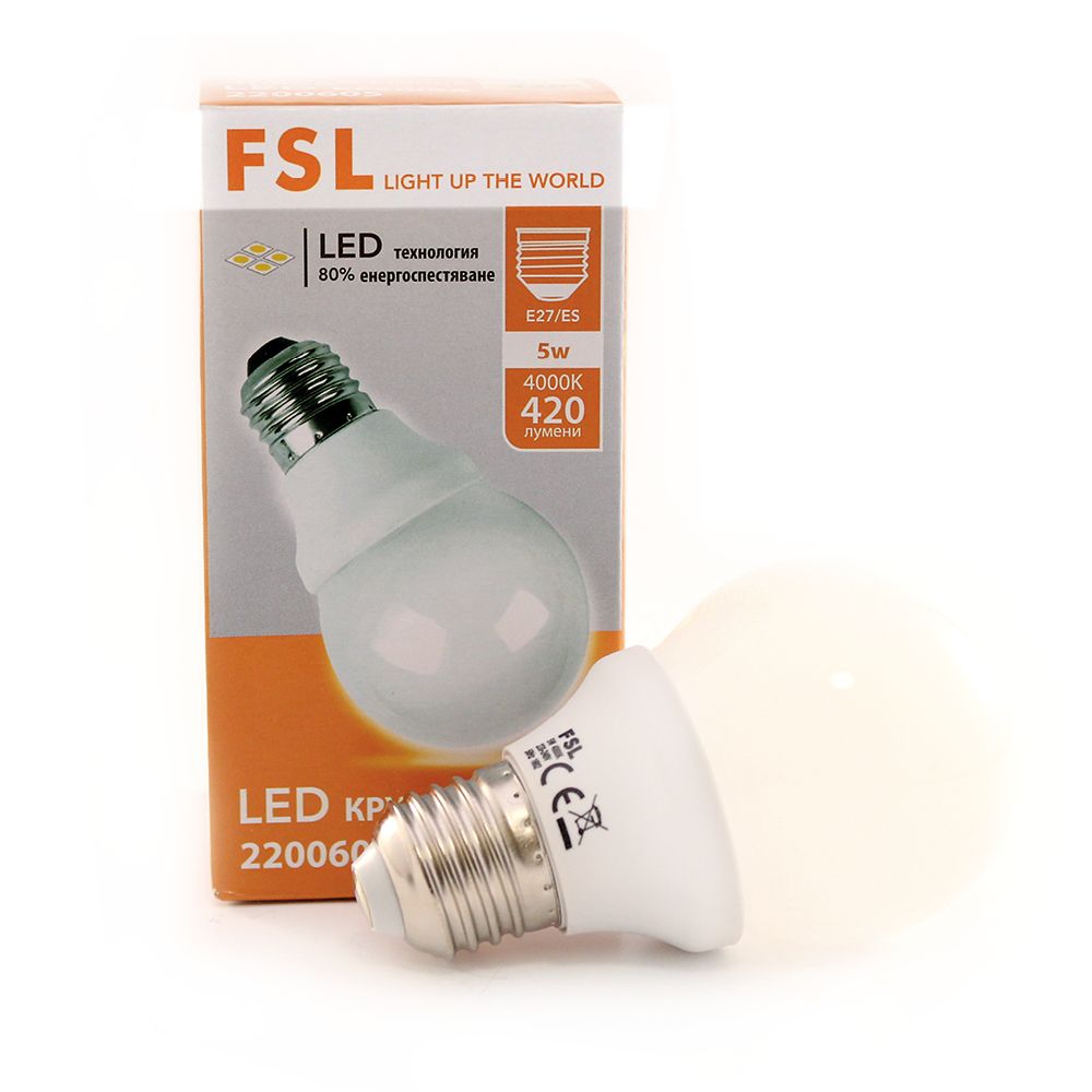 FSL, LED крушка Е27